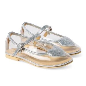 Disney Cinderella Ballet Flat x Janie and Jack clear ballet flats